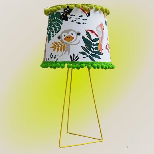 Oxygen Детско Осветително Тяло Странична Настолна Лампа Tropical 15x13x20см