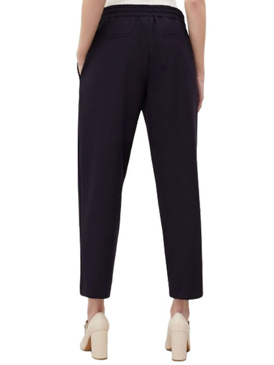 Marella Women's Fabric Trousers Blue