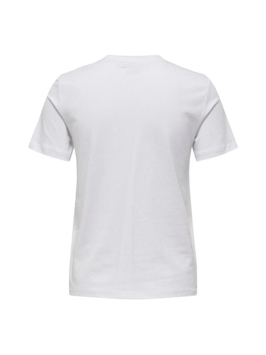 Jack & Jones Men's Short Sleeve T-shirt White Milkshake