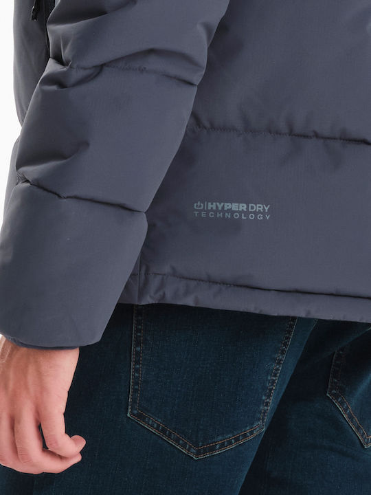 Winter Jacke Puffer Wasserdicht und Winddicht Blau