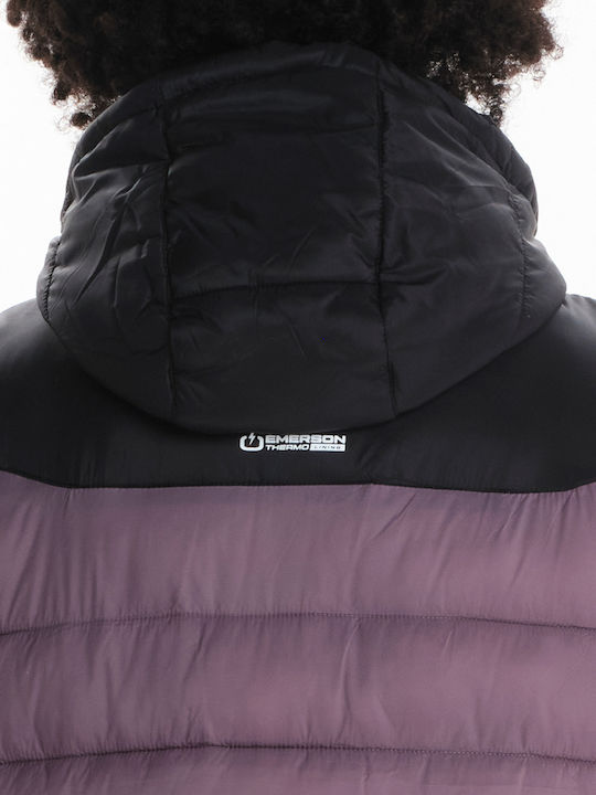 Sleeveless Winter Jacket Puffer Waterproof and Windproof Purple