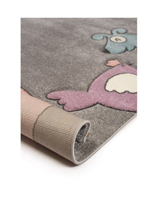 Viokarpet Yolo Kids Rug Gri 160x230cm