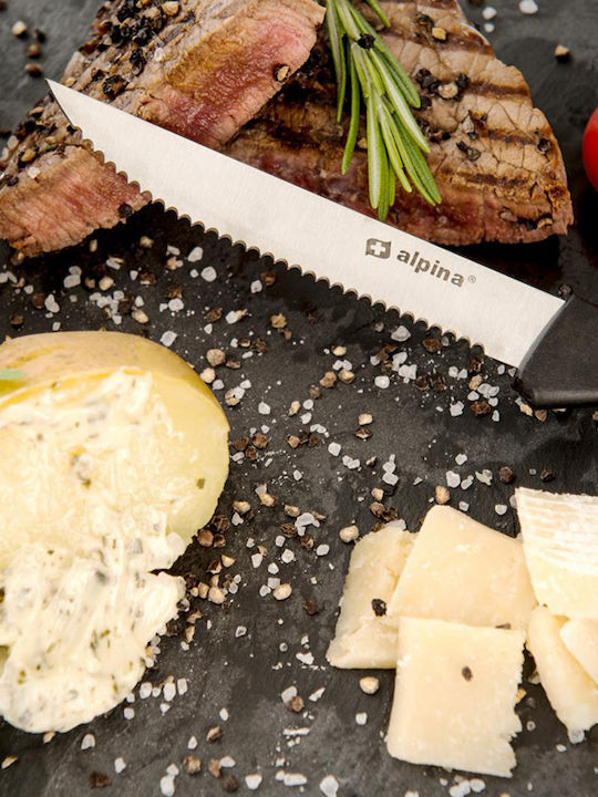 Alpina Appliances Switzerland Knife Set Made Of Stainless Steel 6 Pieces