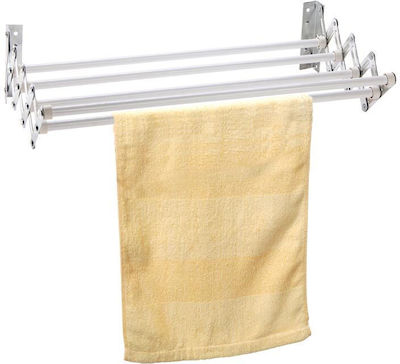 Confortime Metallic Folding Wall Mounted Clothes Drying Rack with Hanging Length 9.5m