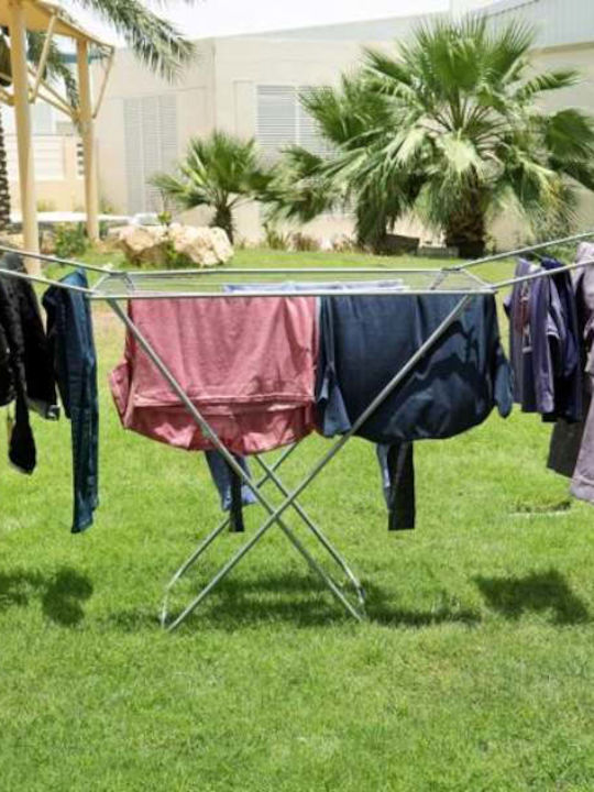 Klappbar Wäscheständer Boden für den Garten mit einer Länge von 18m