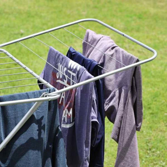 Pliere Suport de uscat rufe pardoseală pentru grădină cu lungimea de uscare 18m