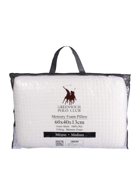 Greenwich Polo Club 2342 Kopfkissen Schlaf Memory-Schaum 40x60x13cm