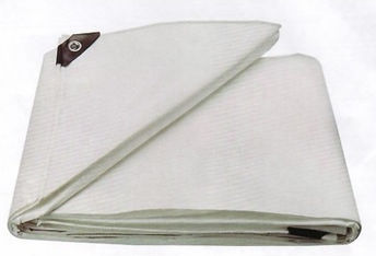 Waterproof Tarpaulin 160gr/m² 6x4m. Light Type White