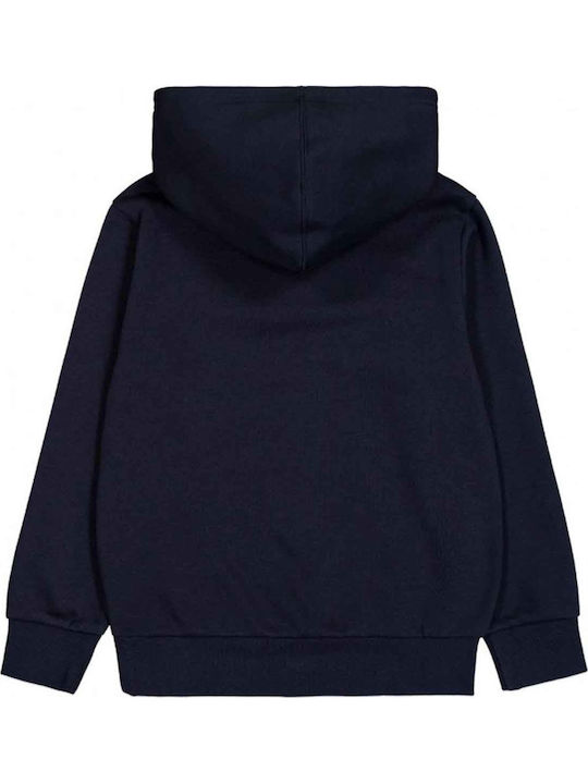 Kids Sweatshirt with Hood and Pockets Blue