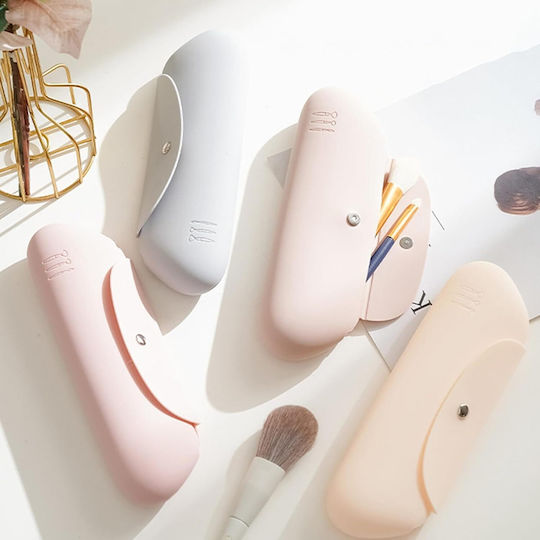 Beige Brush Carrying Case