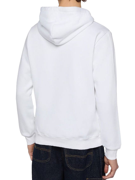 Dickies Men's Sweatshirt Jacket with Hood White