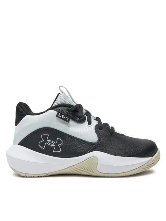 Lockdown 7 Kids Sports Shoes Basketball with Laces White