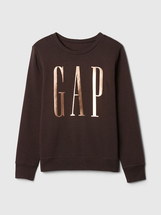 GAP Logo Lung Hanorac pentru Femei Terra Brown