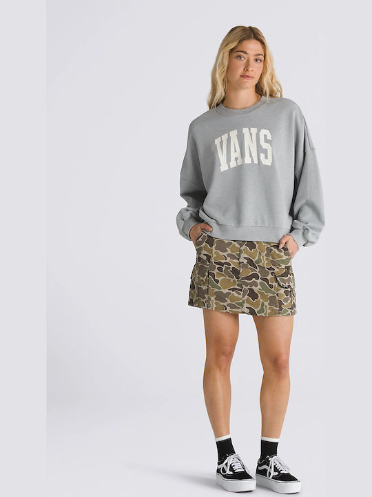 Women's Sweatshirt Jacket Cement Heather