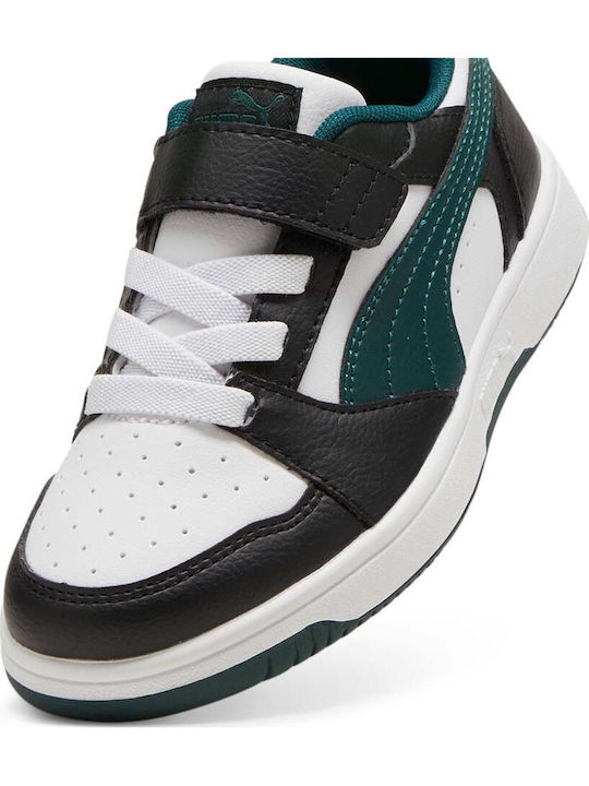 Rebound V6 Lo AC+ Kids Sneakers with Hoop & Loop Closure Multicolour