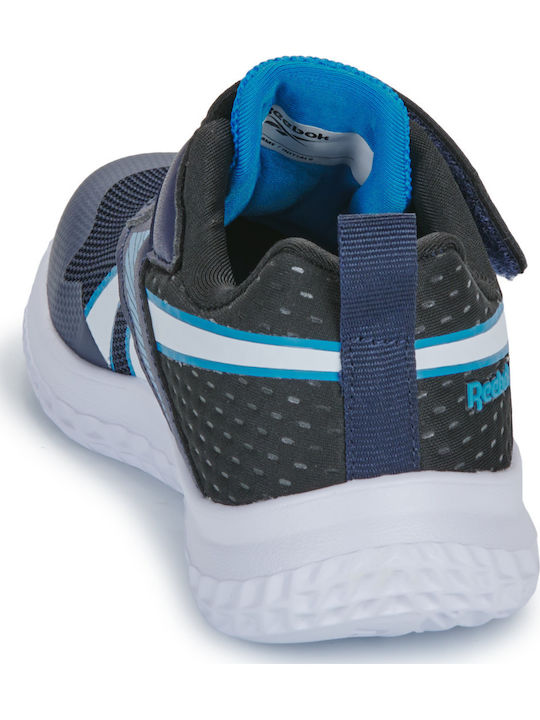 Rush Runner Rush Runner 5 PS Kids Sports Shoes Running with Hoop & Loop Closure Navy / Aqua / White