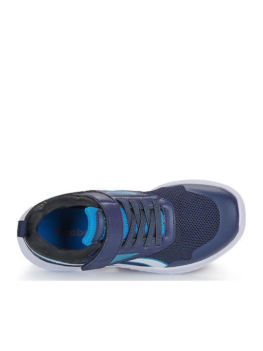 Rush Runner Rush Runner 5 PS Kids Sports Shoes Running with Hoop & Loop Closure Navy / Aqua / White