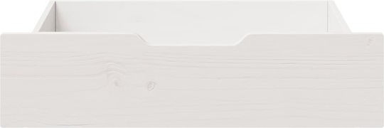 vidaXL Bettkasten aus Holz White 65x55x16cm 2Stück