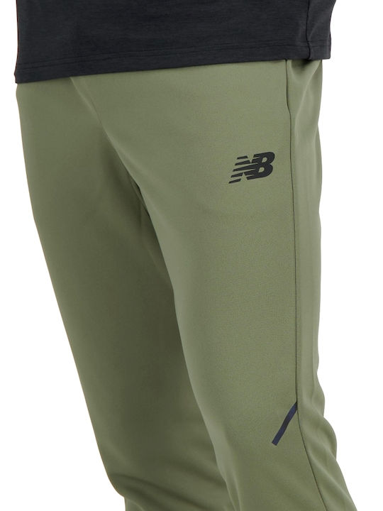 Jogginghose Glänzend mit Gummizug Khaki