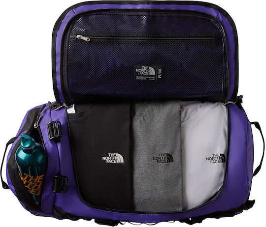 The North Face Base Camp Duffel Medium Fabric Sack Voyage 71lt Purple L64.5xW35.5xH35.5cm
