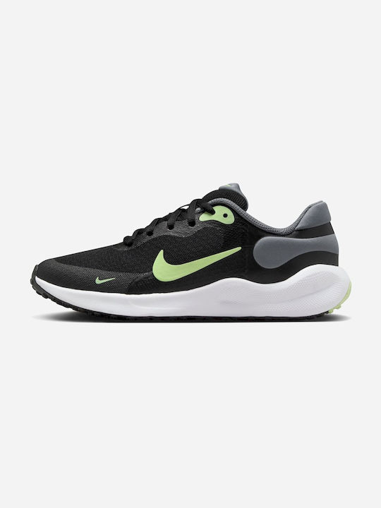 Nike Αthletische Kinderschuhe Laufen Revolution 7 Schwarz