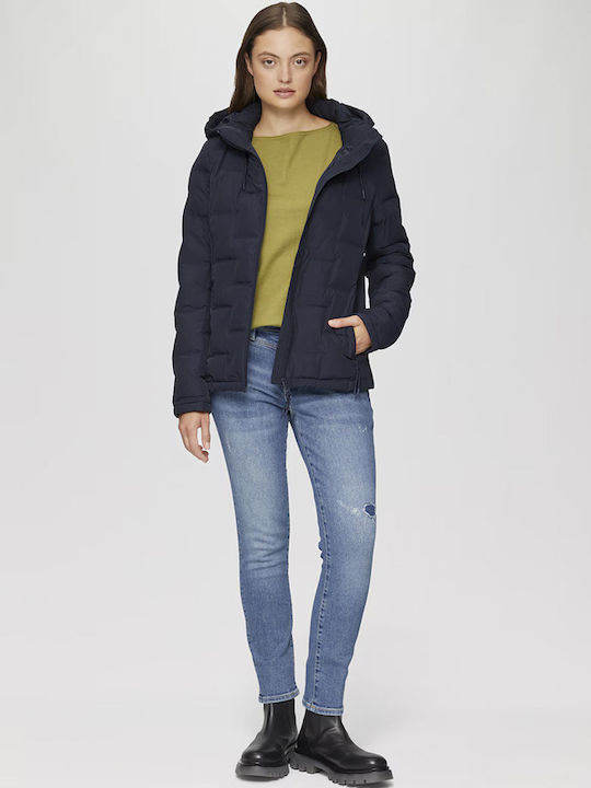 S.Oliver Women's Short Lifestyle Jacket for Winter Blue