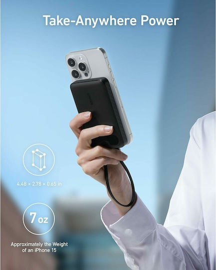 Anker PowerCore 10000mAh 22.5W με Θύρα USB-A και 2 Θύρες USB-C Μαύρο