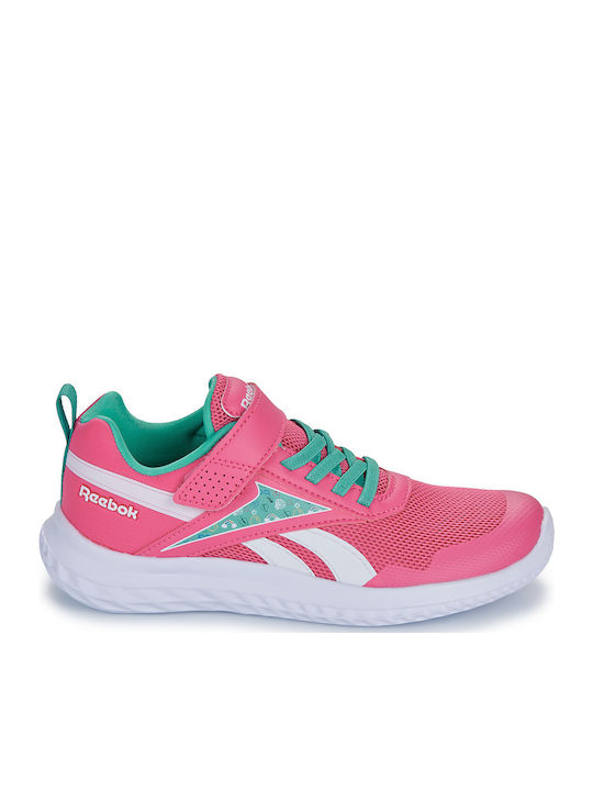 Rush Runner Rush Runner 5 ALT Kids Sports Shoes Running with Hoop & Loop Closure Pink