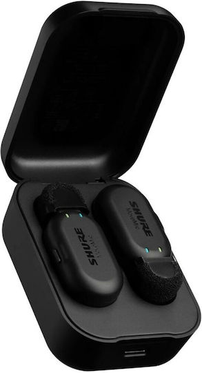 Shure MV-TWO-Z6 Set Wireless Microphone Πέτου, Clip On for Mobile