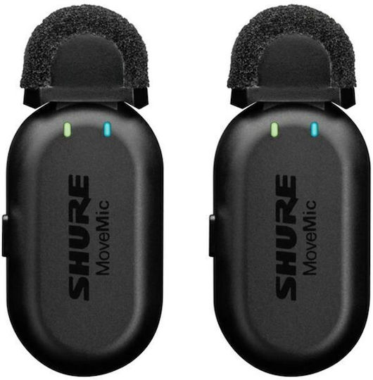 Shure MV-TWO-KIT-Z6 Σετ Ασύρματο Μικρόφωνο Πέτου, Clip On για Κινητό