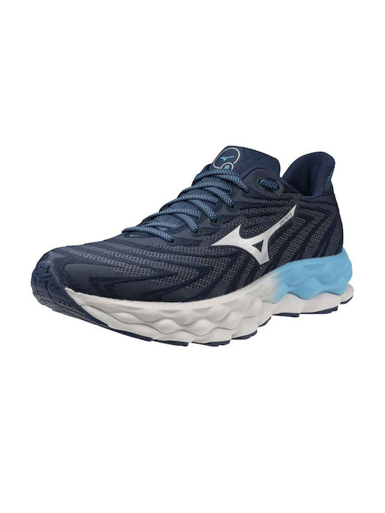 Wave Sky 8 Sport Shoes Running Blue