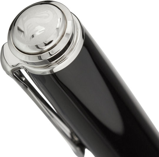 Pelikan Souveran M805 Pană De Scris Broad Neagră Cu Cerneală Neagră