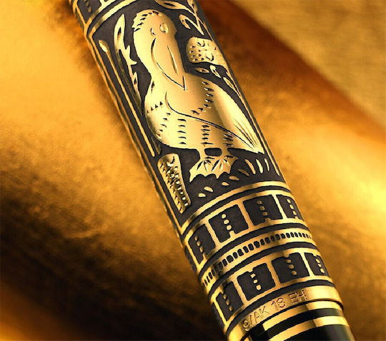 Pelikan Toledo M900 Πένα Γραφής με Φτερό Extra Fine Χρυσή από Ατσάλι με Μαύρο Μελάνι