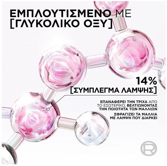 L'Oreal Paris Elvive Glycolic Gloss 14% Leave In Serum Μαλλιών για Λείανση 150ml