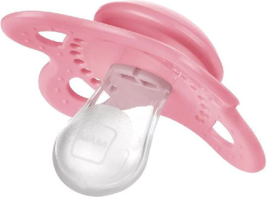 Mam Original Orthodontic Pacifiers Silicone Love Mummy - Pink/Beige for 2-6 months 2pcs