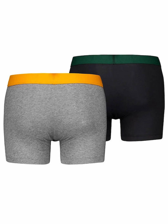 Levi's Men's Boxers Grey/Black 2Pack