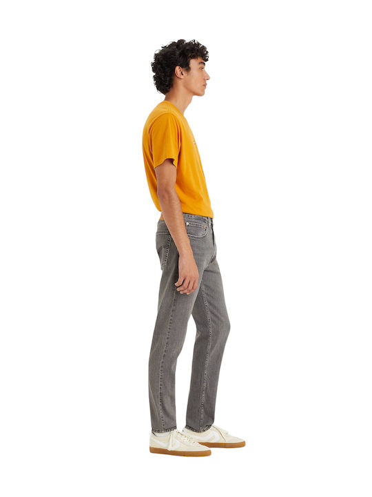Last A While Ανδρικό Παντελόνι Τζιν Ελαστικό με Slim Tapered Εφαρμογή Grey