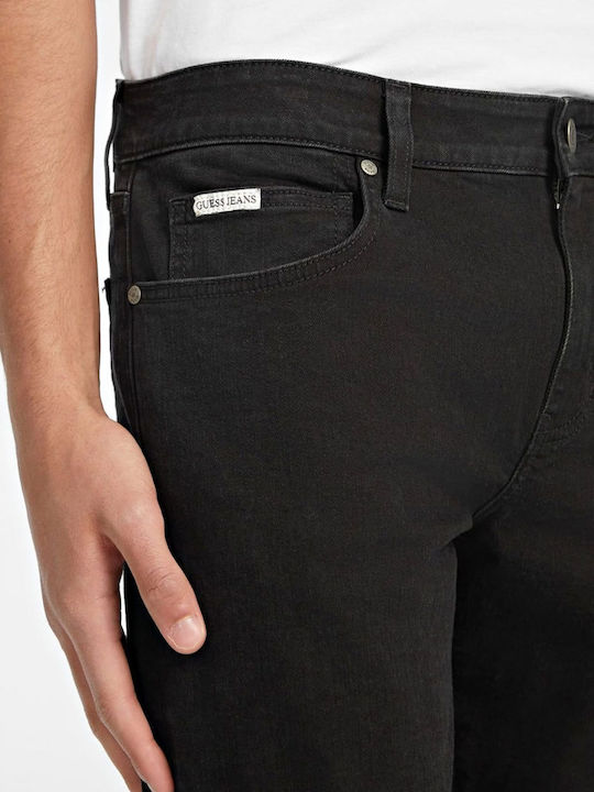 Ανδρικό Παντελόνι Τζιν με Skinny Εφαρμογή Μαύρο
