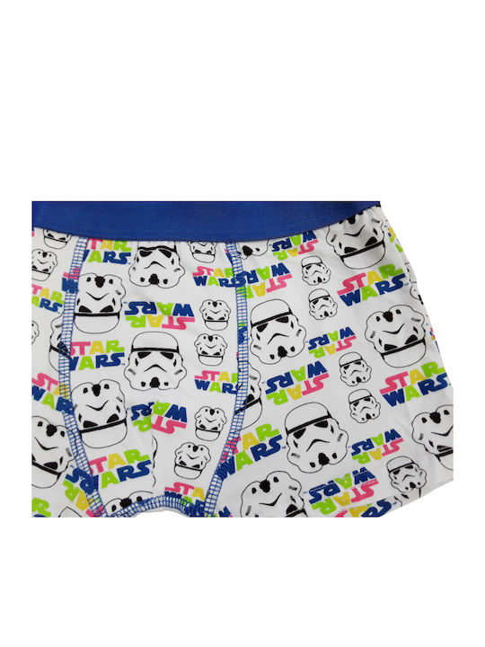 Disney Star Wars Kids' Boxer White, Blue