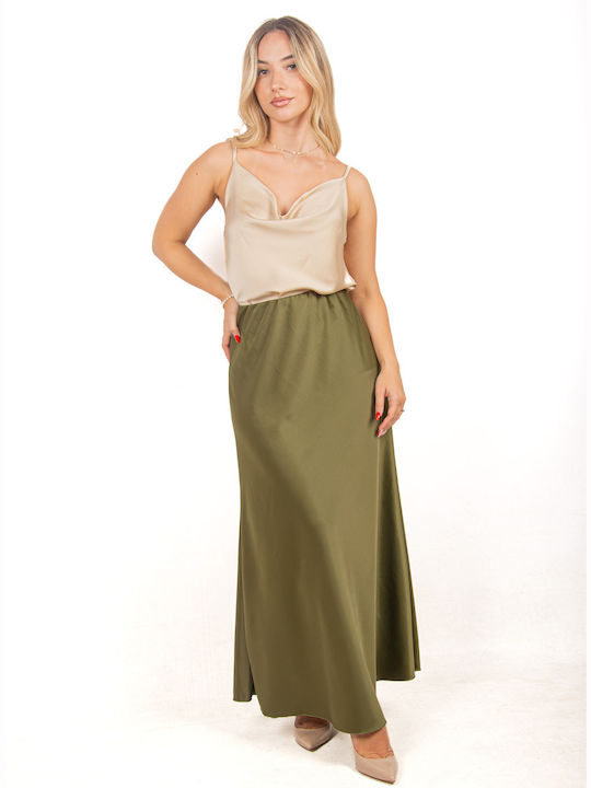 Ellen Satin Skirt Ladi