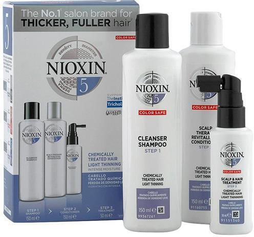 Nioxin System 5 Kit Treatment Weakened Chemically Treated Hair