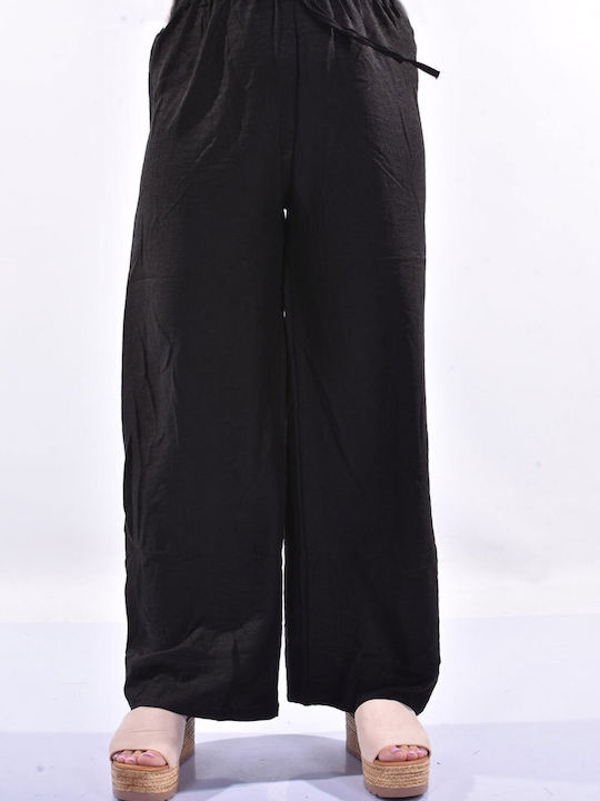 Raiden Women's Fabric Trousers with Elastic black