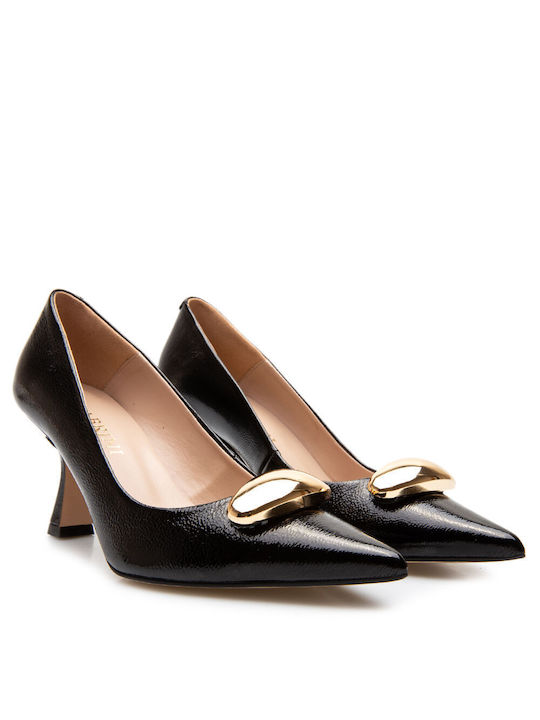 Labrini Patent Leather Black Heels