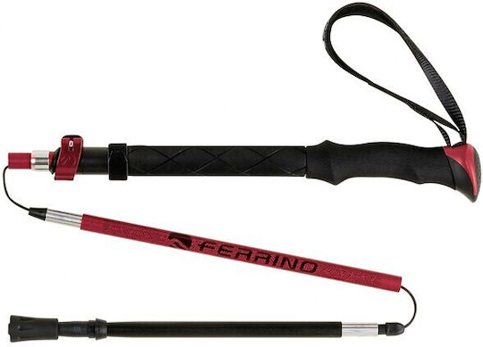 Ferrino Compact Trekking Pole with 3 Sections Spantik Black