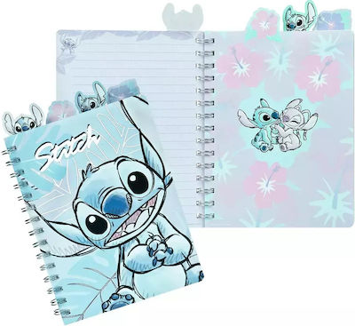 Notebook Ruled A5 80 Sheets Stitch Watercolor 1pcs