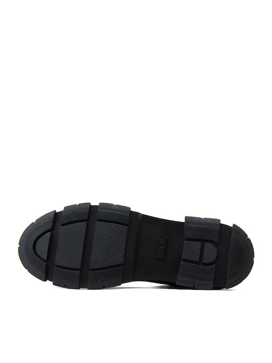 Vega Piele Negru Ghete barbati