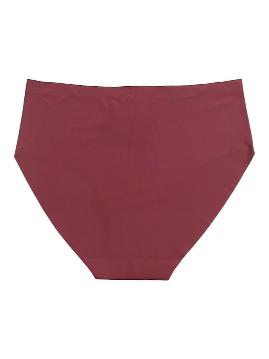 Dyana Damen Slip Nahtlos Bordeaux