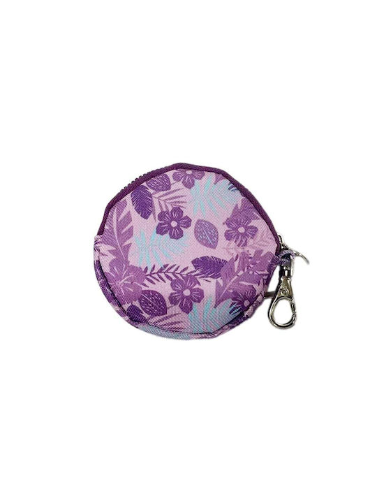 Angel Kids Wallet with Coins Purple