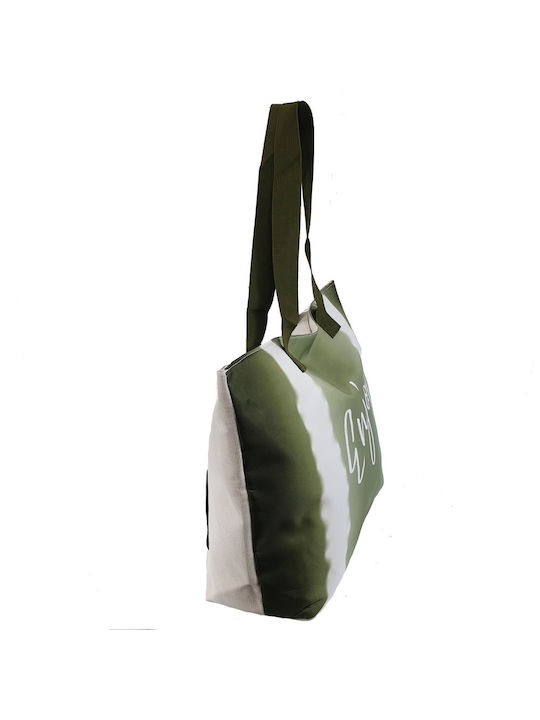 Fabric Beach Bag Green