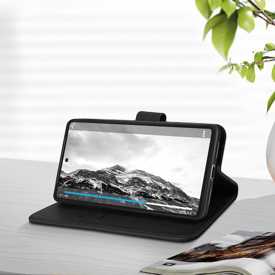 Husă Google Pixel 7 Folio cu suport video Negru